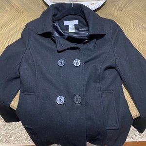 Wool/Polyester Ladies Small Peacoat